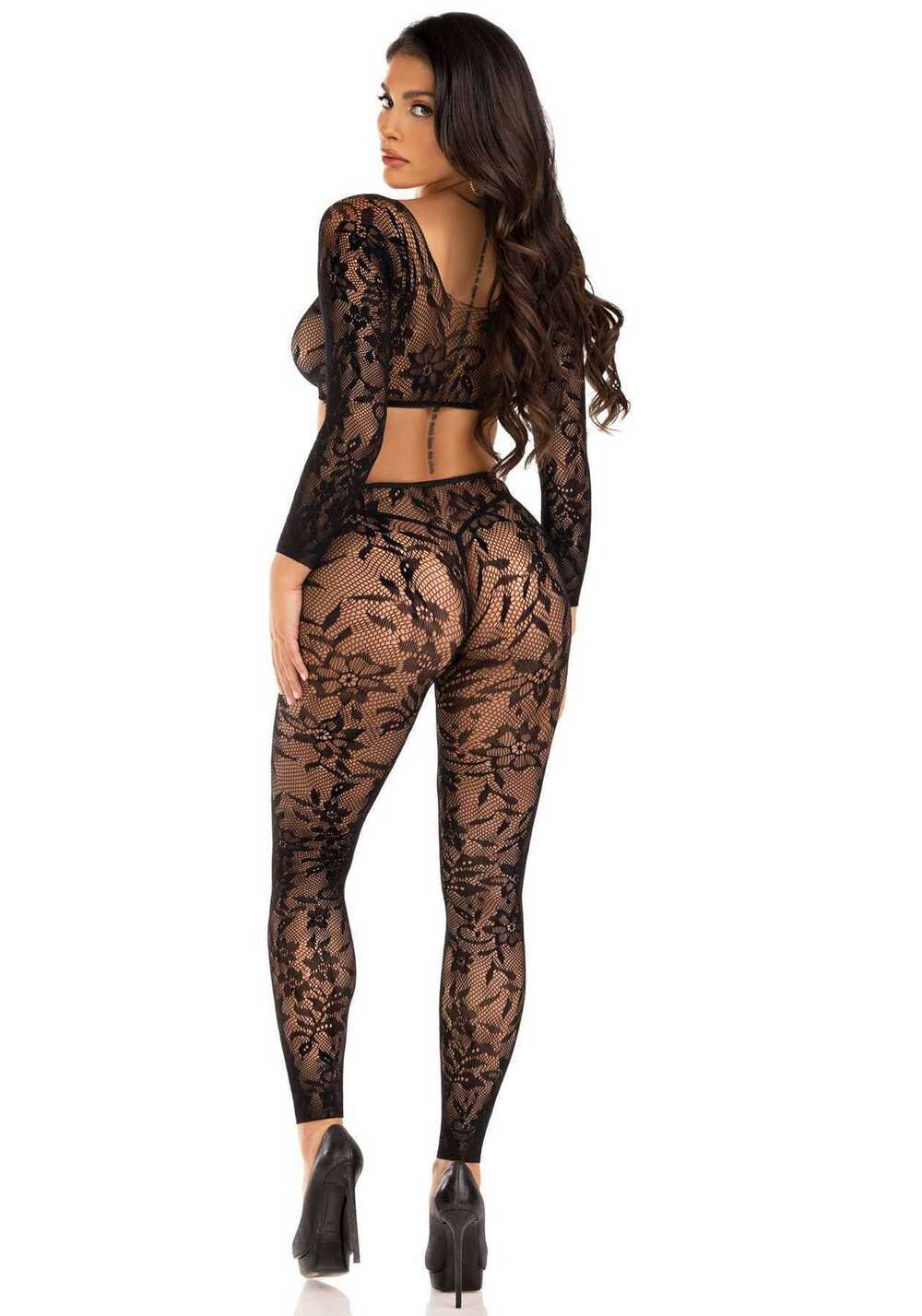 Topje en Pants kant zwart OS