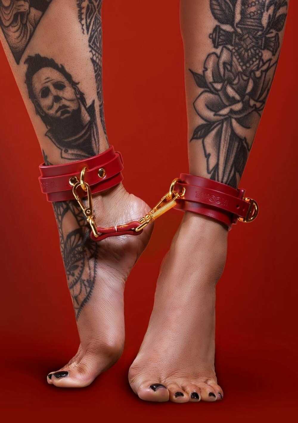 Bordeaux enkelboeien vegan leather